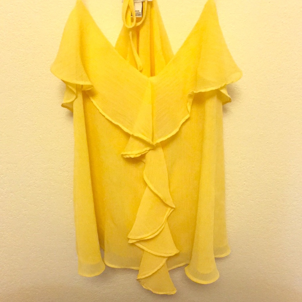 Yellow tank